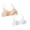 Light Blue 1PCS & Beige 1PCS, variant on Cotton Girls Training Bra - Crop Cami Training Bras for Girls with Adjustable Straps Cotton Bra Pack