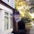 thumbnail image 2 of Westie Snowpeople Flag Canvas House Size, 2 of 4