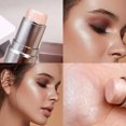 thumbnail image 3 of KUIZAP 4 Colors Shimmer Water Light Highlighter Stick Blush Stick Make Up Face Body Illuminator Cosmetics Face Contour Brighten Makeup(Milk orange bubbles), 3 of 7
