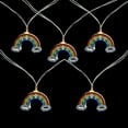 thumbnail image 3 of Northlight LED Rainbows and Clouds Indoor Outdoor Patio Light Set - 3.25' Clear Wire - 10ct, 3 of 5