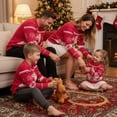 thumbnail image 3 of Matching Family Christmas Pullover Sweaters Long Sleeve Snowflake Crewneck Knitted Pullover Tops, 3 of 8
