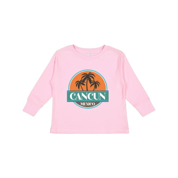 Inktastic Cancun Mexico Vacation Trip Boys or Girls Long Sleeve Toddler T-Shirt