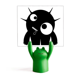 thumbnail image 1 of Universo Alien Monster Alien Estante de notas, estante de ranas de animales de dibujos animados, 1 of 3