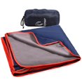 thumbnail image 1 of Large Waterproof Stadium Blanket for Cold Weather  Soft Warm Fleece Camping Blanket Windproof for Outdoor Sports  Blue, 1 of 11