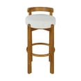 thumbnail image 4 of Elise Modern Round Seat Bar Stool,Ivory, 4 of 12