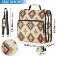 thumbnail image 2 of FORMRS Zipper Binder with Shoulder Strap 2-inch Ring 500 Sheet Capacity File Bag, Geometric Designs, 2 of 5