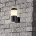 thumbnail image 1 of 11 in. 5 watts Modern  Integrated LED Outdoor Wall Sconce in Matt Black, 1 of 1