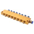 thumbnail image 1 of koolsoo Brass 8-12 Way Adjustable Oil Distributor Value Manifold Way 8 Way, 1 of 7