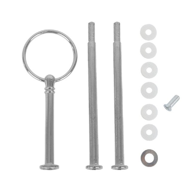 1Pcs 2/3 Layers Cake Plate Stand Handle Fitting Hardware Rod Gold Silver