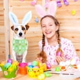 thumbnail image 4 of Easter Dog Bandana, 2 Pack Adjustable Holiday Party Birthday Pets Rabbit Easter Egg Bandana Triangle Bibs Cat Scarf Set, 4 of 6