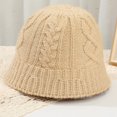thumbnail image 3 of CoCopeaunts Fisherman Hat Autumn Winter Slouchy Knitting Beanies Hat Stretch Casual Knitting Thickened Warm Cap for Men Women, 3 of 8