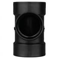 thumbnail image 2 of Charlotte Pipe 4 in. Hub x 3 in. Dia. Hub ABS Sanitary Tee, 2 of 5