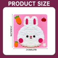 thumbnail image 3 of DIY Knitting Kit,Children's Wool Craft Kit Handmade Wool Painting And Embroidery Children's Animal Poking Fun Children's Material Package Puzzle, 3 of 9