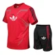 thumbnail image 5 of Nuevo conjunto deportivo de verano de moda para exteriores, superventas, cómodo y transpirable, conjunto para correr y hacer ejercicio para hombres, manga corta, secado rápido, 5 of 5