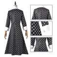thumbnail image 3 of Women Wednesday Addams Dress, Halloween Christmas Costumes, 3 of 4