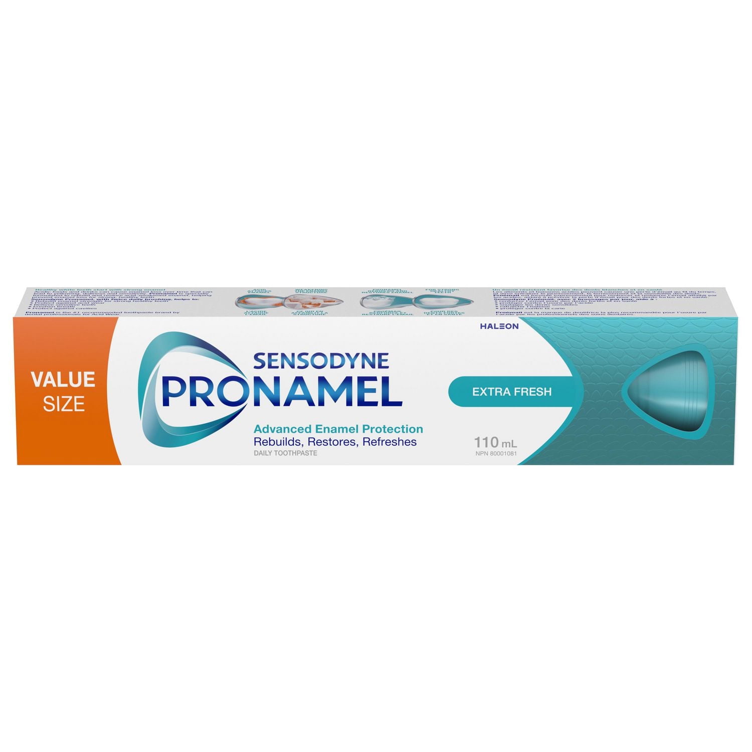 Pro-Émail dentifrice quotidien contre la carie - Grand Format 110 ml vague de fraîcheur