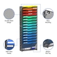 thumbnail image 4 of Organizador de archivos de pared Samstar de 16 niveles para colgar en malla negra, 4 of 6