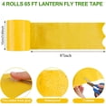 thumbnail image 4 of Tree Tape Outdoor 4 Rolls, Yellow Sticky Traps for Crawling Insect, Fruit Tree Lantern Fly Banding Barrier Protective Kit for Lawn Garden (87''), 4 of 7