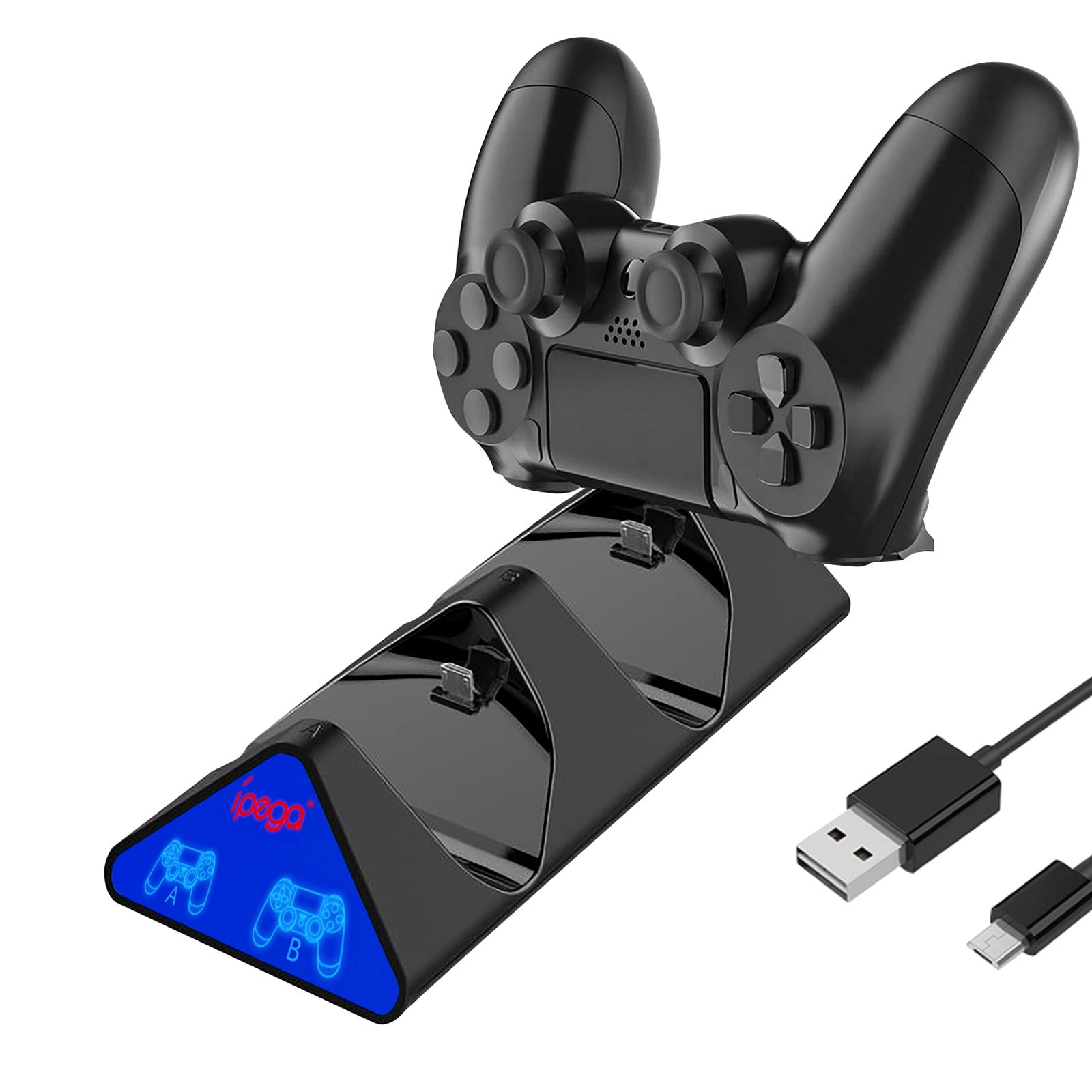 Controller Charger Fit For Ps4 Controller Tsv Wireless Controller Charging Station Dual Charger Dock Compatible With Playstation 4 Ps4 Pro Slim Controller Dualshock W Led Charging Indicator Walmart Com Controller Charger Fit For Ps4 Controller Tsv Wireless Controller Charging Station Dual Charger Dock Compatible With Playstation 4 Ps4 Pro Slim Controller Dualshock W Led Charging Indicator Walmart Com