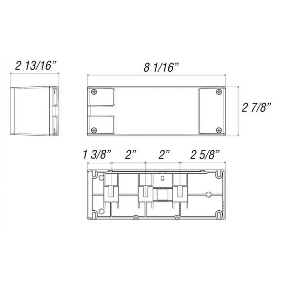 Optronics STL17RB - STL16/17 Series Red Rectangular Stud Mount LED Tail Lights