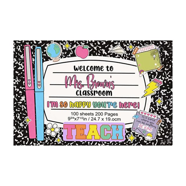 TechWave Classroom Doormat Teacher Doormat Classroom Doormat Back To School Doormat Classroom Decoration Classroom Welcome Suitable For 40X60CM Thick Microfiber Blanket Fuzzy Blanket Sheets Tan Throw