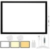 DiamondGlow Pro - Upgraded A2 Light Pad for Diamond Painting, 3-Color LED Light Board with Large Size 25x18 INCH Surface and Clips