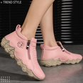 thumbnail image 6 of NOKIO Women's Ankle B𝗈𝗈𝑡𝑠 Comfortable Anti-S𝗅ip Shoes Fashion Side Zipper Short B𝗈𝗈𝑡𝑠 Chukka B𝗈𝗈𝑡𝑠 Casual utdoor Walking Shoes for Driving Running Work, 6 of 9