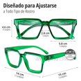 thumbnail image 3 of MAGMALIFE Lentes para Computadora Paquete de 2 Piezas con Tecnología Blue Light y Protección UV400, Antirreflejantes, Unisex, Sin Graduación, Diseño Moderno, Gafas para Oficina, Estudio o Pantalla, 3 of 9