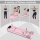 thumbnail image 2 of Set Pilates Reformer JANUA, tabla de pilates con barra de flexiones, color rosa, 2 of 6