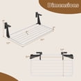 thumbnail image 5 of Patiojoy Folding Clothes Drying Rack Portable Laundry Rack with Aluminum Frame, 5 of 10