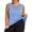 Blue, variant on Women's Plus Size Athletic Tank Tops Cross Backless Racerback Workout Yoga Running Sleevelss Shirts(Orange/XXL)