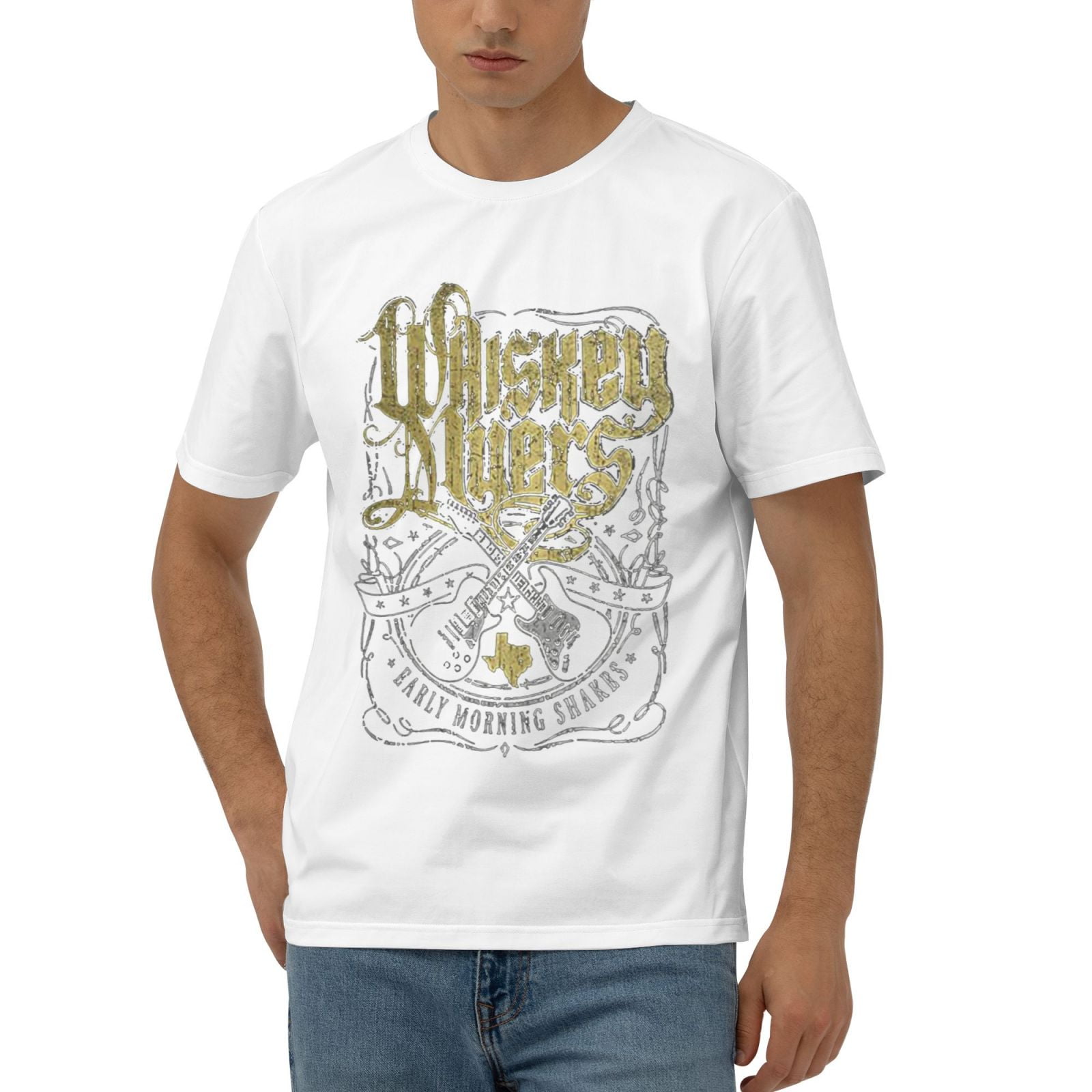 tre musikkens Telegraf Mens Whiskey-Myers Official Tshirt Casual Outdoor Sports Top Small White -  Walmart.com