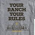 thumbnail image 3 of Yellowstone - Your Ranch Your Rules - Men's Short Sleeve Graphic T-Shirt, 3 of 6