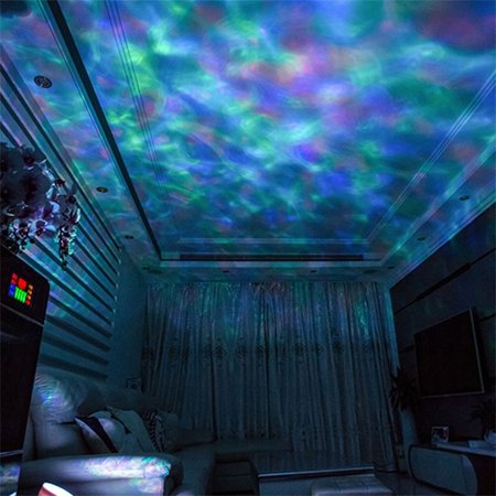 7 Colors Ocean Wave Starry Sky Led Night Light Projector Novelty