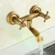 thumbnail image 1 of Vintage Copper Kitchen Faucet Hot Cold Water Mixer Tap Double Handle Sink Faucet Wall Mounted Water Tap for Home Bathroom, 1 of 5