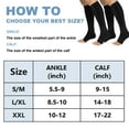 thumbnail image 6 of 3 Pairs Medical Sport Compression Socks - 15-20mmhg Graduated Knee-High Support for Men & Women, Ideal for Soccer, Running, and Nurses, 6 of 6