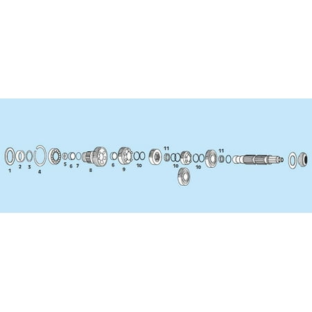 - Eastern Motorcycle Parts Mainshaft Spacer for 5-Speed XL A-33334-85