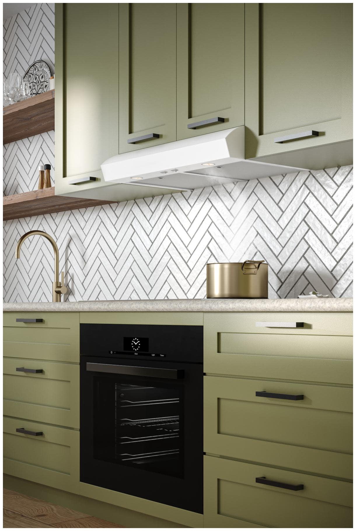 Broan-NuTone 30" Under Cabinet Range Hood, ENERGY STAR, 350 Max Blower CFM