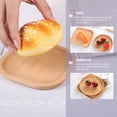 thumbnail image 4 of OULII 1Pack Table Decoration Fruit Plate Salad Plate Wood Log Color for Friends, 4 of 7