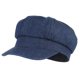 thumbnail image 4 of Sombrero de visera de mezclilla para mujer Gorra de boina de ajuste suave clásico azul oscuro para sus próximas vacaciones románticas o simplemente un día normal, 4 of 5