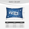 thumbnail image 6 of Junzan Happy New Year 2024 (4) Pillow Cases Standard Size, with Envelope Closure Bed Pillow Cases,14"X20", 6 of 9
