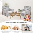 thumbnail image 5 of ATJIA Stretch Armchair Slipcover 1-Piece Accent Chair Covers with Arms Soft Chair Slipcovers for Living Room, 5 of 6