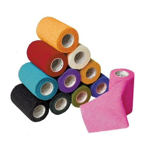 3M Produits 1810-RE 4 x 5 Yards Bande de Bandage Vetrap, Rouge