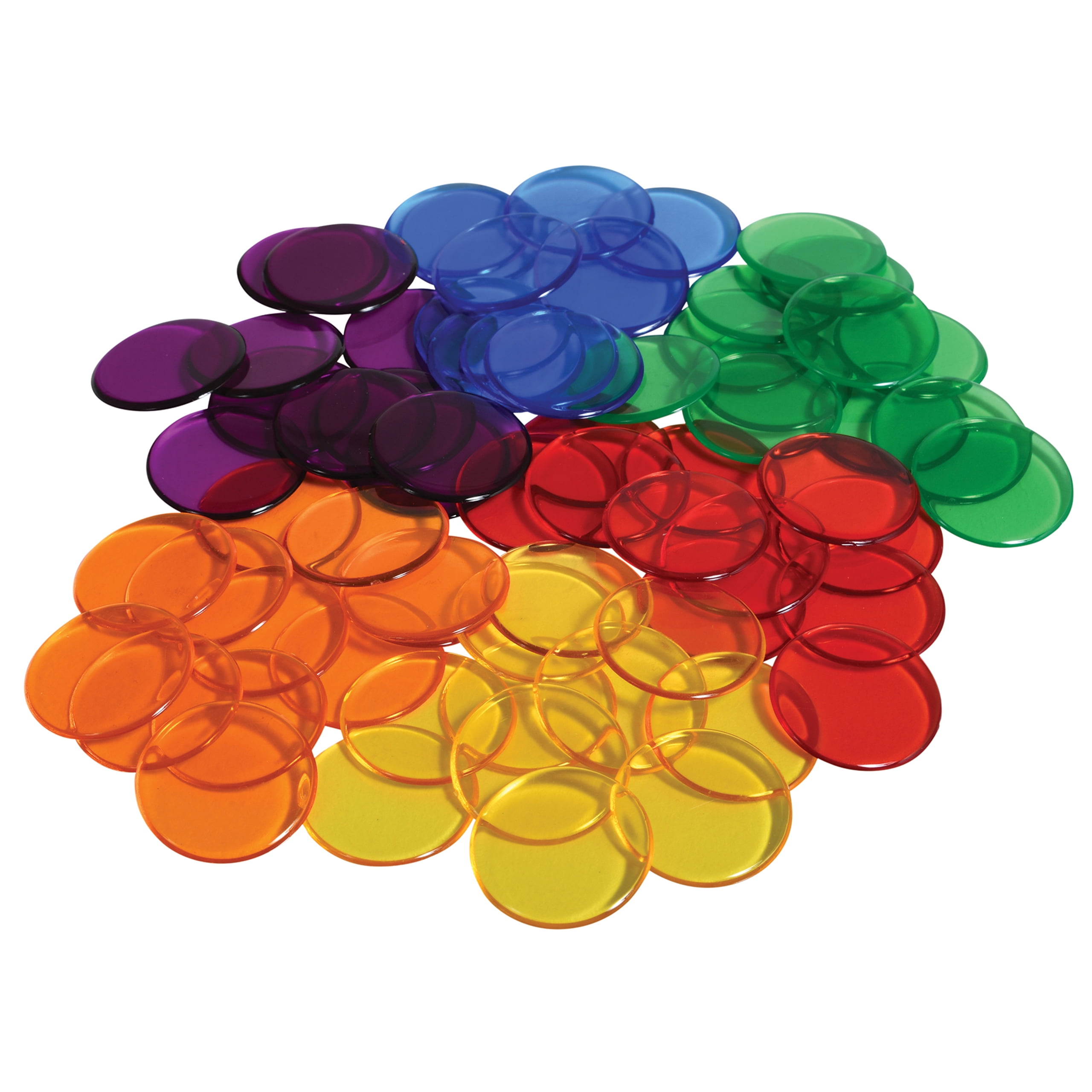 Fun Educational Teaching Aids Colored Counting Math Chips 600 Stacking Pieces 