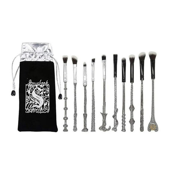 10 Pack Gifts Makeup Brushes Wizard Wand Brushes Set For Foundation Blending Brush Concealer Eyebrow Face Powder