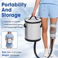 thumbnail image 4 of MQ 12 QT Ice Machine for Knee After Surgery, Programmable Timer Portable Cold Therapy Machine, Cold Therapy Machine Apply to Arm, Ankle, Thigh, 4 of 10