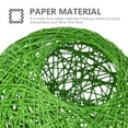 thumbnail image 3 of EeaseMX Pantalla de lámpara de bola con diseño de papel, pantalla de lámpara de techo para el hogar, cubierta elegante para lámpara de mesa, 3 of 7