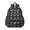 Dog Silhouette Black, variant on Dog Paw Print and Bone Gray Pattern Backpack for School, Cute School Bag with Adjustable Shoulder Straps and Padded Back, 13.4"x11"x4.7"