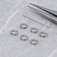 thumbnail image 4 of Double Hole Connector Rings End Beads Tips For Jewelry Making Linking Findings Alloy 20 Pieces, 4 of 7