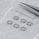 thumbnail image 4 of Anillos Conectores de Doble Orificio para La Fabricación de Joyas: Puntas de Extremos para Unir Cuentas con Acabado de Aleación., 4 of 7